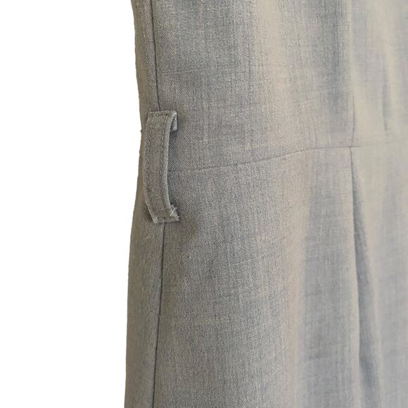 Women's Size 14 CALVIN KLEIN Dress Light Blue Cap Sleeves Lined Minimalist Sharp - Picture 4 of 10